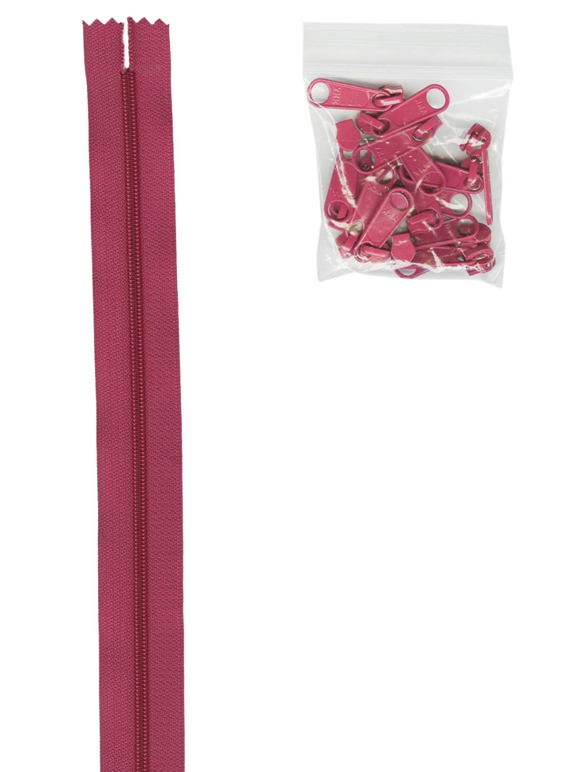 Plum zipper by the yard till väskor etc - ByAnnie (Kopia)