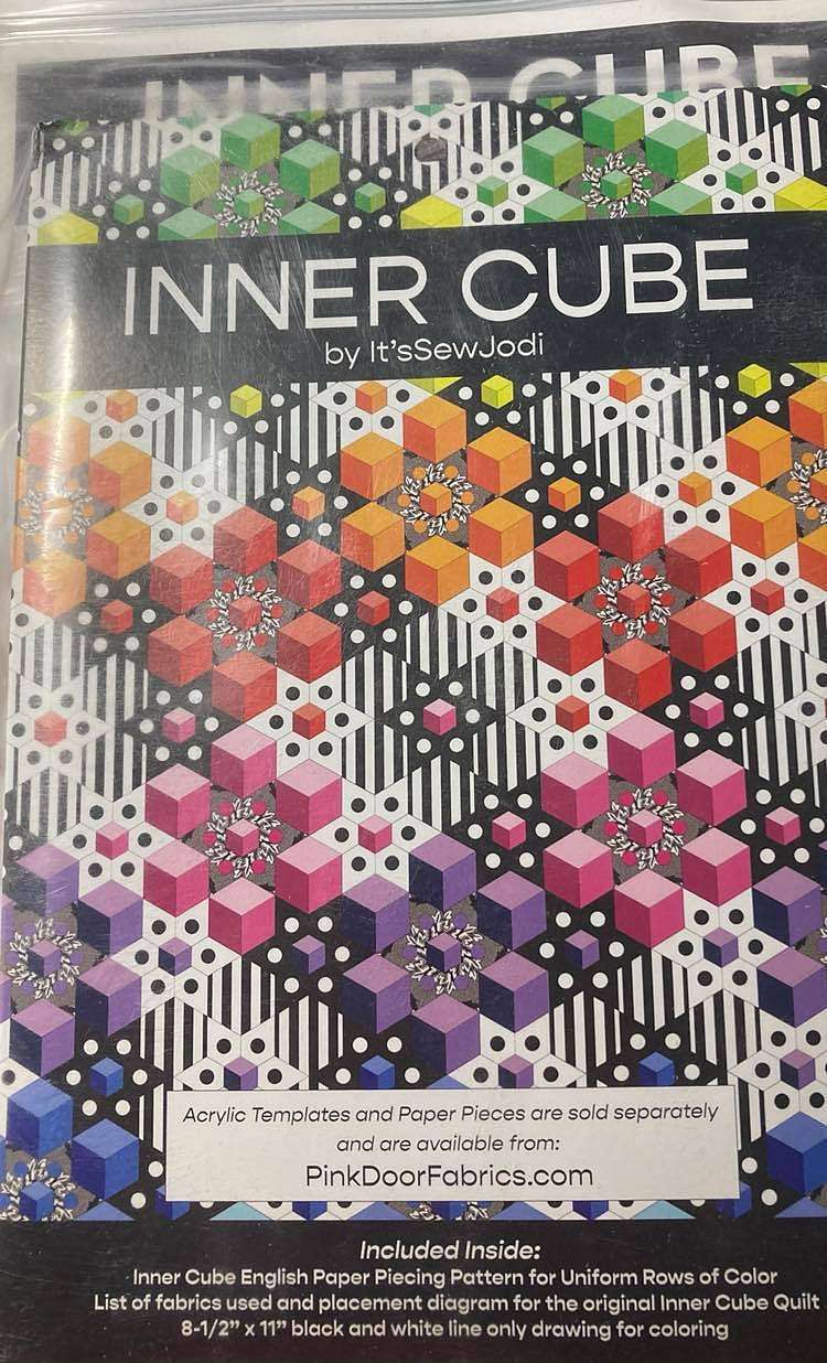 Inner Cube komplett - mönster, acrylmallar och ALLA pappersmallar - It's Sew Jodi