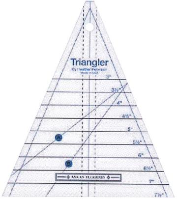 The Triangler Ruler - Heather Mulder Peterson/Anka&#039;s Treasures