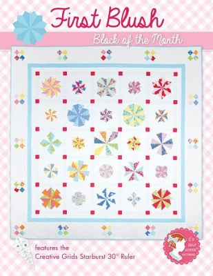 First Blush Block of the Month mönsterbok - It&#039;s Sew Emma