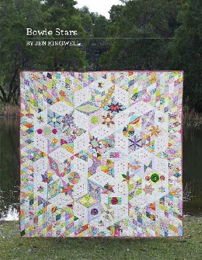 Bowie Stars mönsterhäfte / leaflet - Jen Kingwell Designs