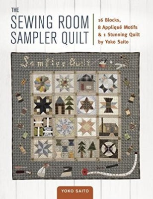 Sewing Room Sampler Quilt - Yoko Saito OCH Japansk tygpaket (7x28) vävda tyger - 1 kvar