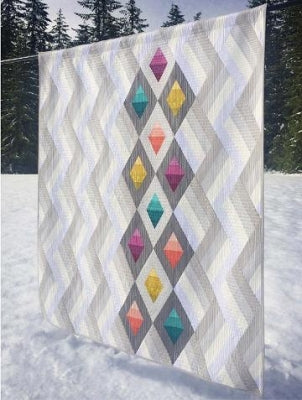 Woven Jewel Box Quilt mönster - Krista Moser