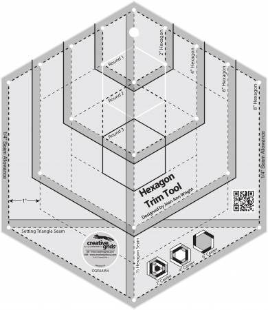 Hexagon Trim Tool - Creative Grids - Jean Ann Wright