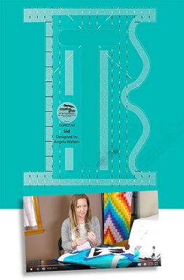 Sid quiltlinjal design Angela Walters - Creative Grids Non Slip Machine Quilting Tool