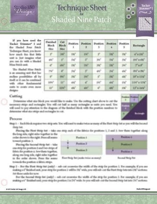 Shaded Nine Patch mönster teknikark till Tucker Trimmer I
