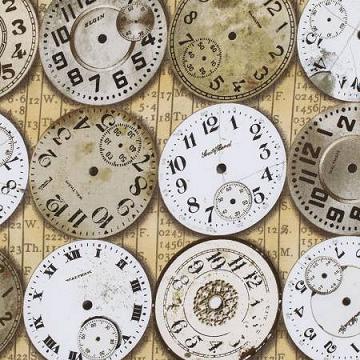 Timepieces taupe - 50 cm - Tim Holtz