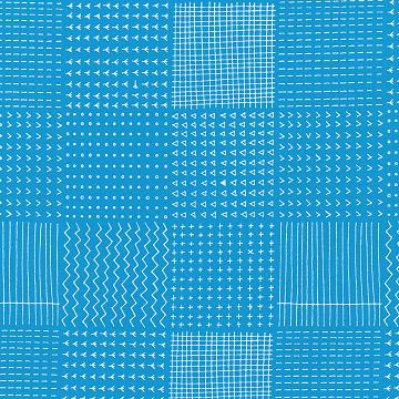 Blueberry Park - Water Patchwork - pr 50 cm - Karen Lewis