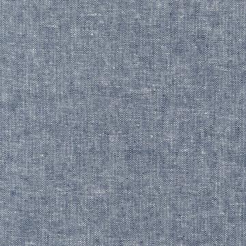 Essex yarn dyed linen indigo - 50 cm - chambray väv