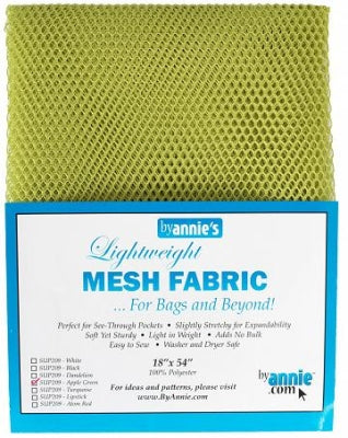 Mesh Fabric Lightweight 18"x 54" Apple Green - By Annie