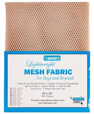 Mesh Fabric Lightweight 18"x 54" Natural - By Annie