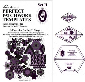 Patchwork Template Set Perfect Patchwork Templates Set H - Marti Michell – lapp-elisa.com