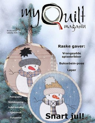 myQuilt 4/2020 - Många vinter- och julmönster :-)