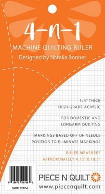 4in1 Quilting ruler - Quilt linjal - Natalia Bonner