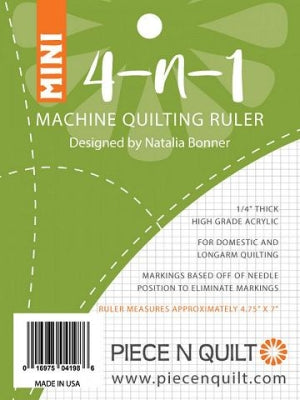 4in1 Mini Quilting ruler - Quilt linjal - Natalia Bonner