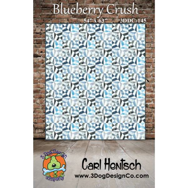 Blueberry Crush mönster - Carl Hentsch - 3 Dog Design Company