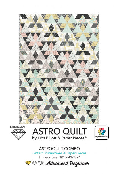 Astro Quilt mönster och ALLA paper pieces pappersmallar  - Libs Elliott & Paper Pieces