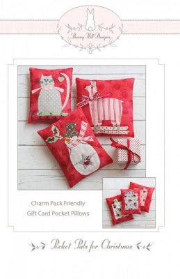 Pocket Pals for Christmas mönster - Bunny Hill Designs