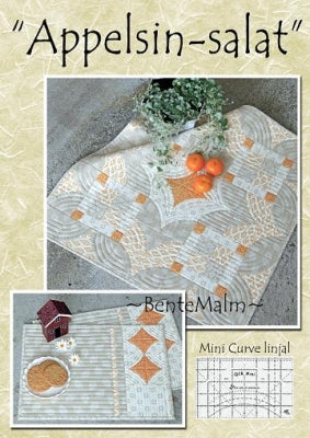 Appelsin-salat mönster - Bente Malm Quilte-Design