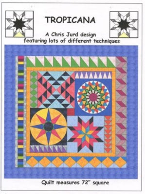 Tropicana månadsblock mönster - Chris Jurd design
