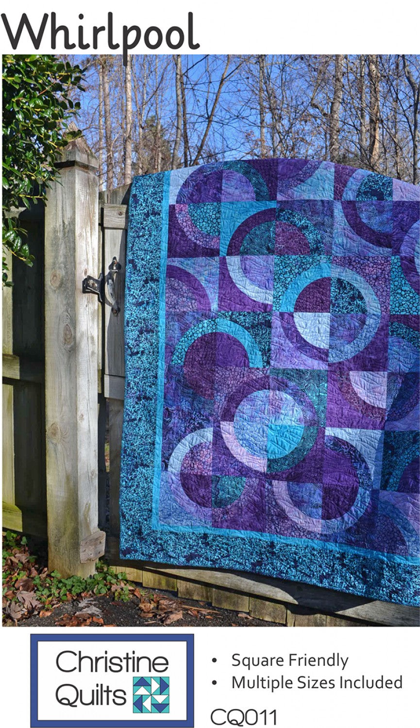 Whirlpool  mönster - Christine Quilts
