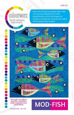 Mod Fish mönster - Colourwerx