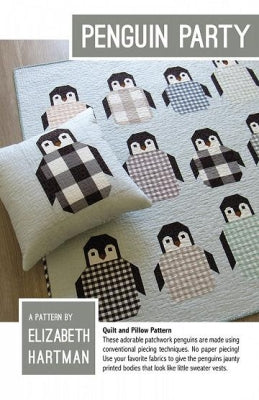 Penguin Party mönster - Elizabeth Hartman