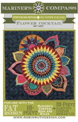 Flower Coctail mönster - Robin Ruth Design