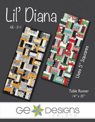 Lil Diana Table Runner mönster - Gudrun Erla - GE Designs
