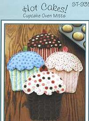 Hot Cakes Oven Mitts mönster- Susie C Shore