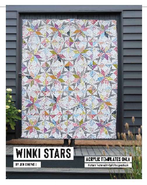 Winki Stars Acrylic Templates set - Jen Kingwell