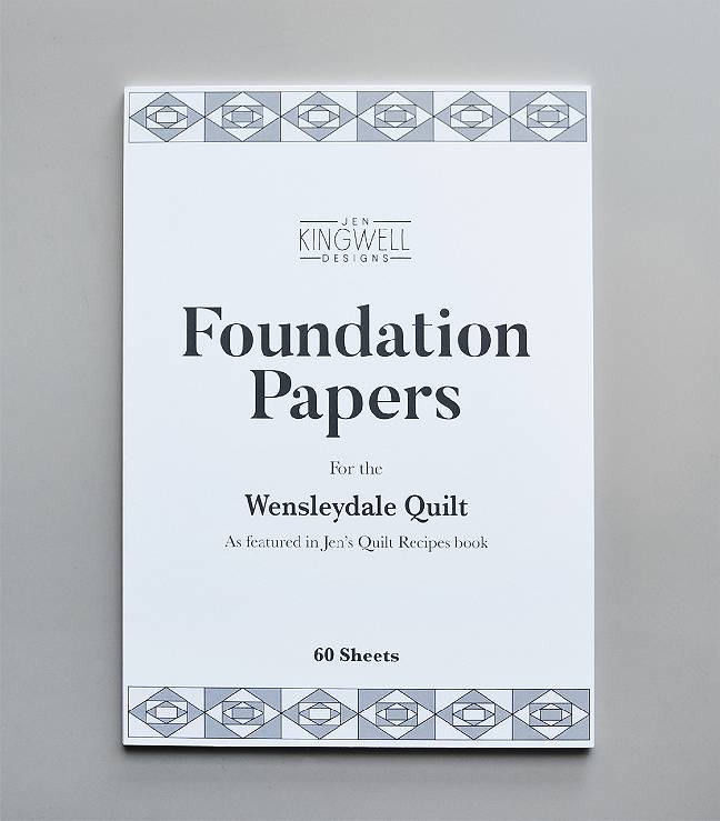 Wensleydale Foundation Paper set - Jen Kingwell Designs