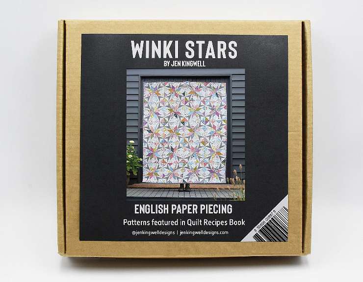 Winki Stars EPP paper piecing set cpl - Jen Kingwell