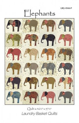Elephants - Laundry Basket Quilts - Edyta Sitar