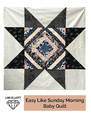 Easy Like Sunday Morning Baby Quilt mönster - Libs Elliott