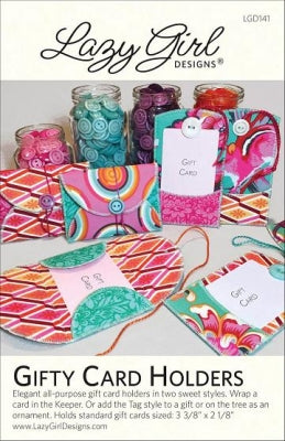 Gift Card Holders mönster - Lazy Girl Designs