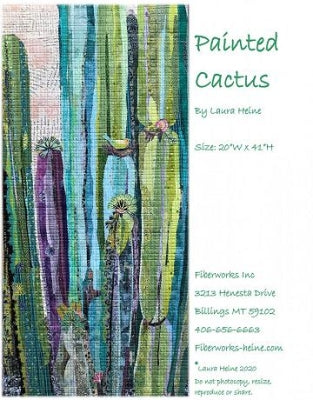 Painted Cactus mönster - Laura Heine