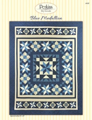 Blue Medallion BOM mönster - Celine Perkins