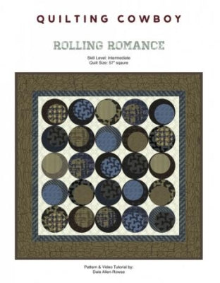 Rolling Romance mönster - Quilting Cowboy - Dale Allen-Rowse