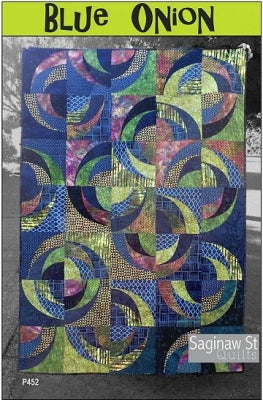 Blue Onion mönster - Saginaw St Quilts - Karla Alexander