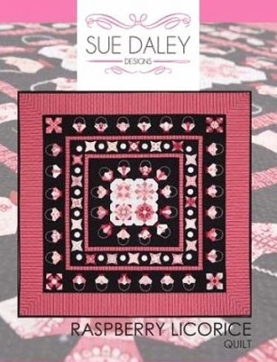 Raspberry Licorice Quilt - mönsterpaket - Sue Daley - 2 kvar