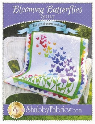 Blooming Buttterflies Quilt mönster - Shabby Fabrics