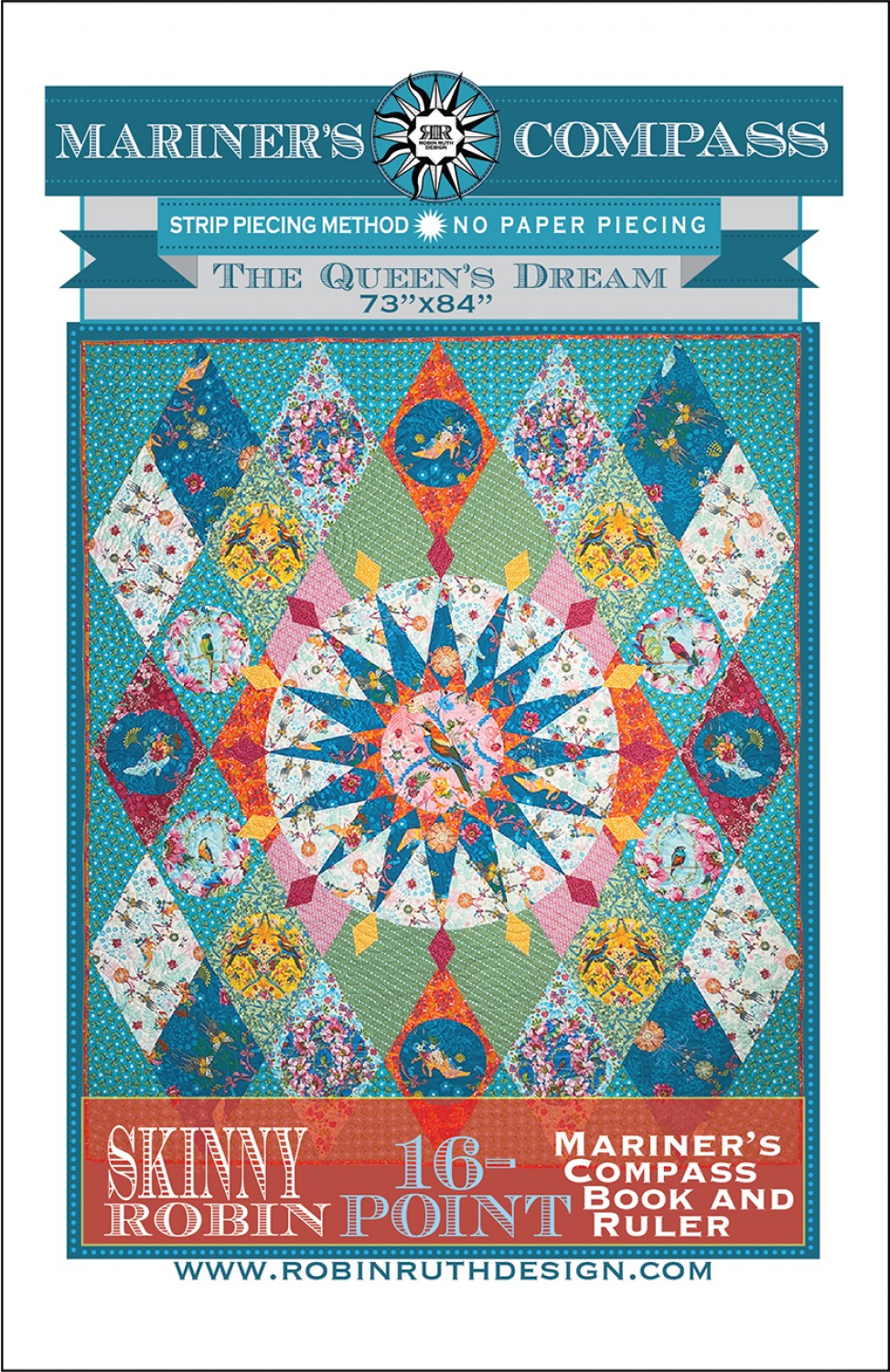 The Queens Dream mönster - Robin Ruth Design