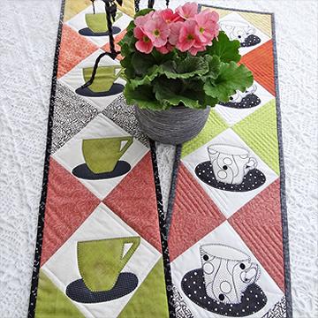 Kaffekoppen mönster - Solbritt & Maria Quilt design