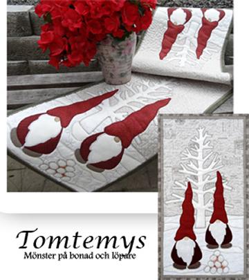 Tomtemys mönster - Solbritt & Maria Quiltdesign