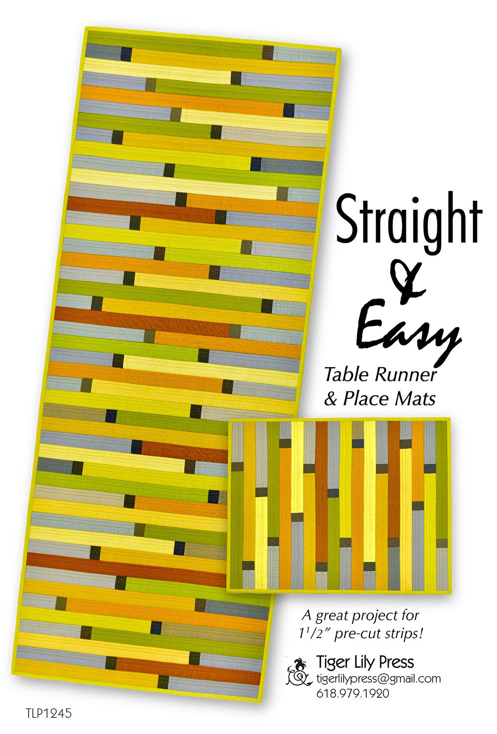 Straight & Easy mönster - Tiger Lily Press