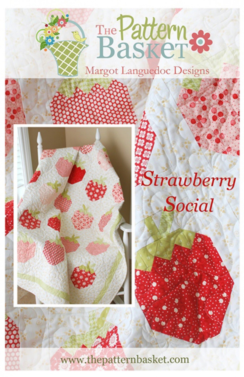 Strawberry Social  mönster - The Pattern Basket - Margot Languedoc Desings