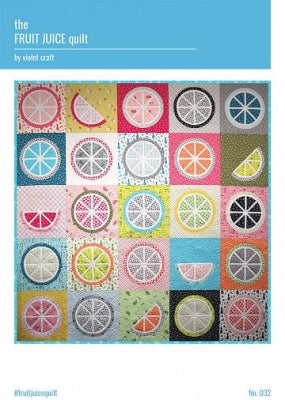 The Fruit Juice Quilt mönster - by Violet Craft