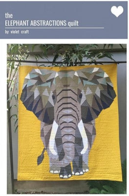 Elephant Abstractions Quilt mönster - Violet Craft