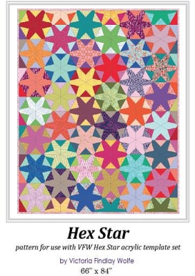 Hex Star mönster OCH acrylmallar - Victoria Findlay Wolfe